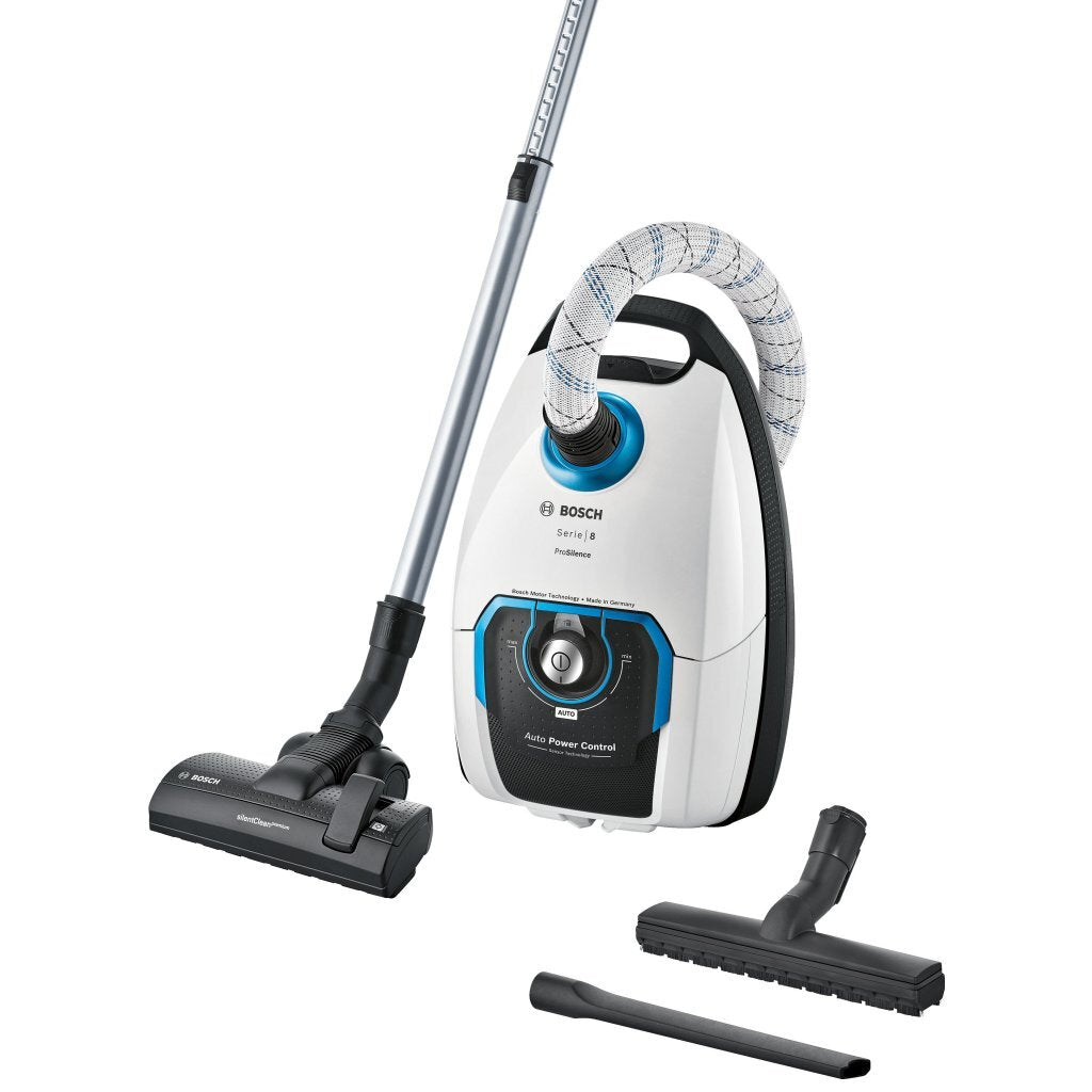 Bosch Bgl8Sil6 Prosilence Stofzuiger 800W Wit/Blauw/Zwart