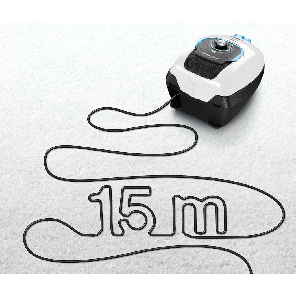 Bosch Bgl8Sil6 Prosilence Stofzuiger 800W Wit/Blauw/Zwart