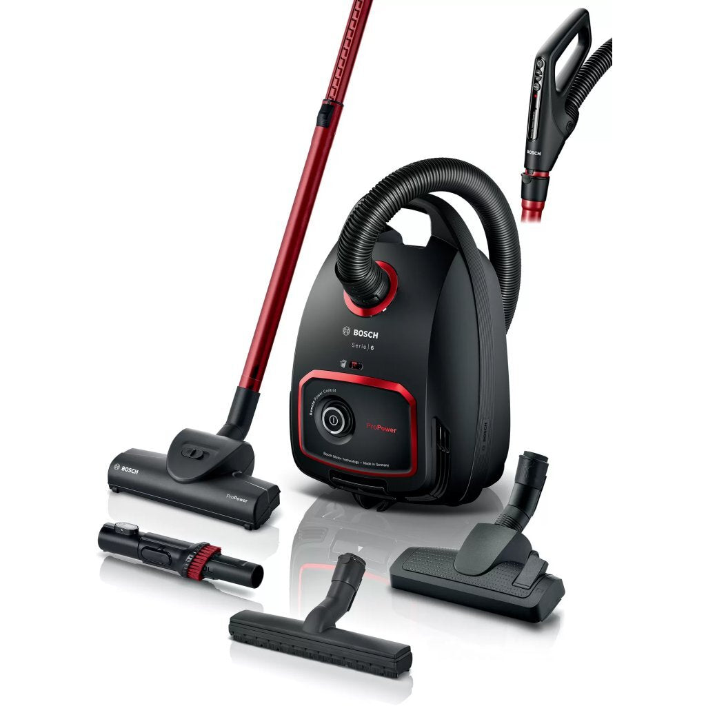 Bosch Bgl6Pow2 Propower Stofzuiger 850W Zwart/Rood