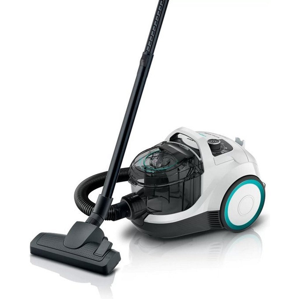 Bosch Bgc21Hyg1 Prohygienic Stofzuiger Zonder Zak 550W Wit/Zwart