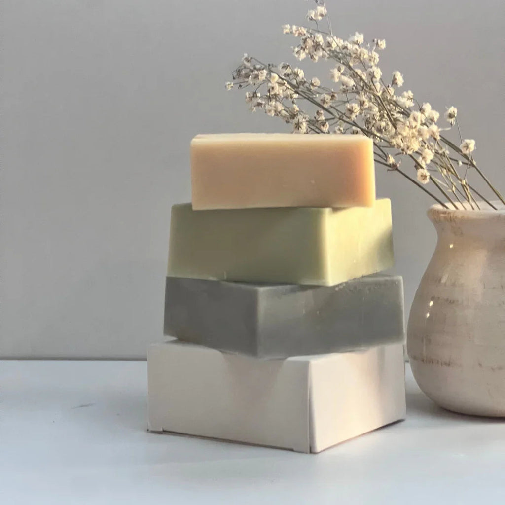 Ayurvedic Soap Box: Neem Soap , Turmeric Soap, & Charcoal Soap Trio
