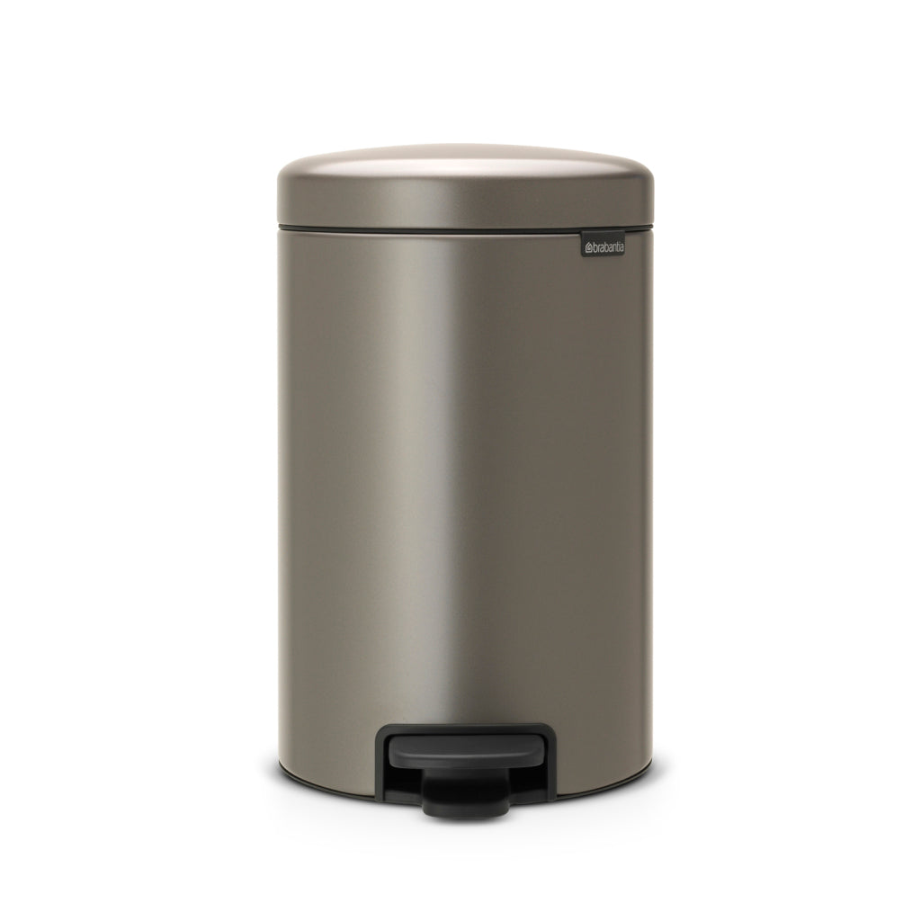Brabantia Newicon Pedaalemmer 12L Platinum