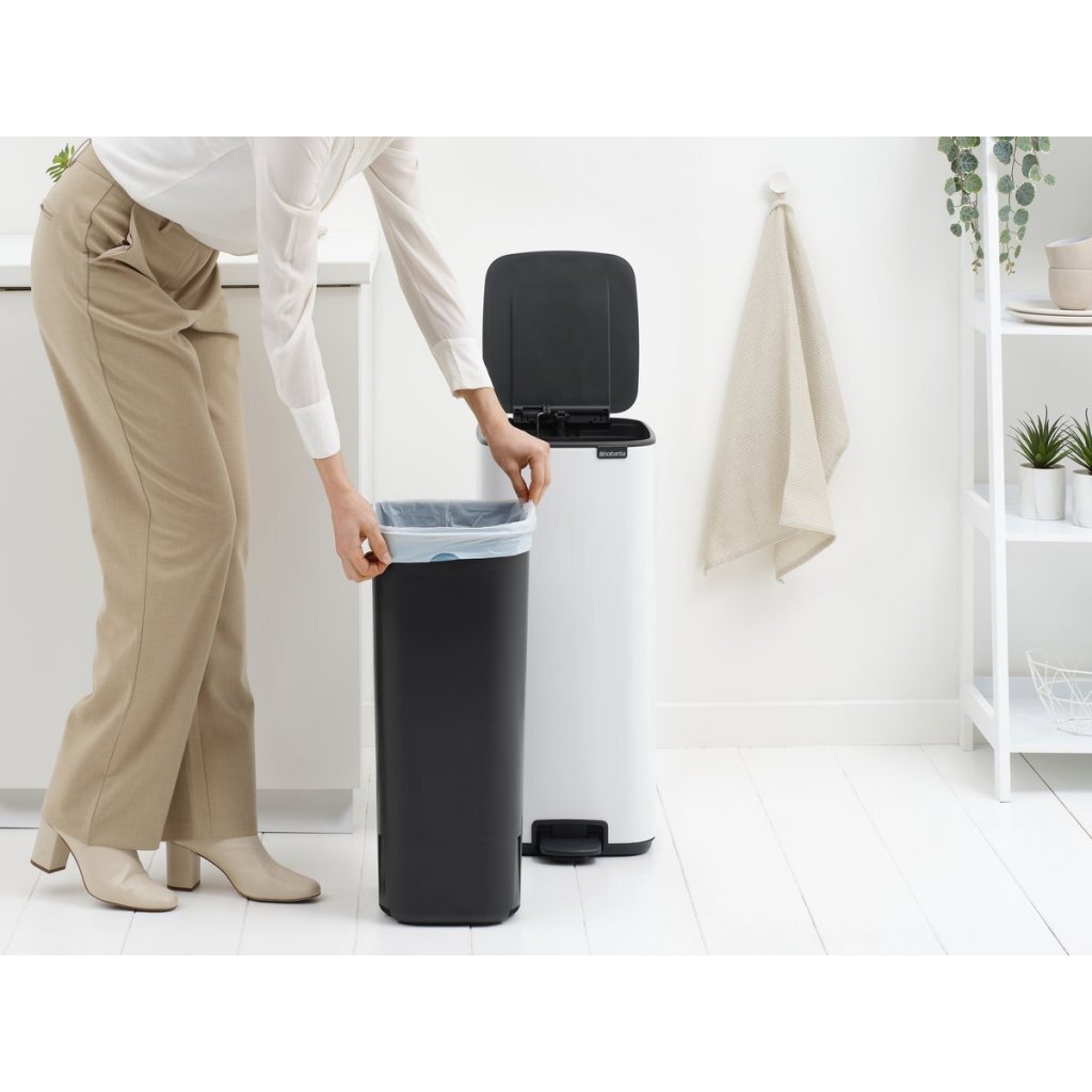 Brabantia Bo Pedaalemmer 30L Wit