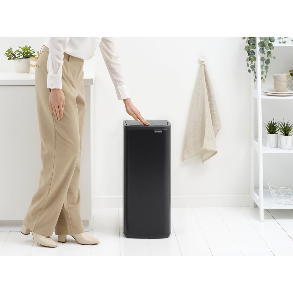 Brabantia Bo Touch Bin Afvalemmer 30L Matt Zwart