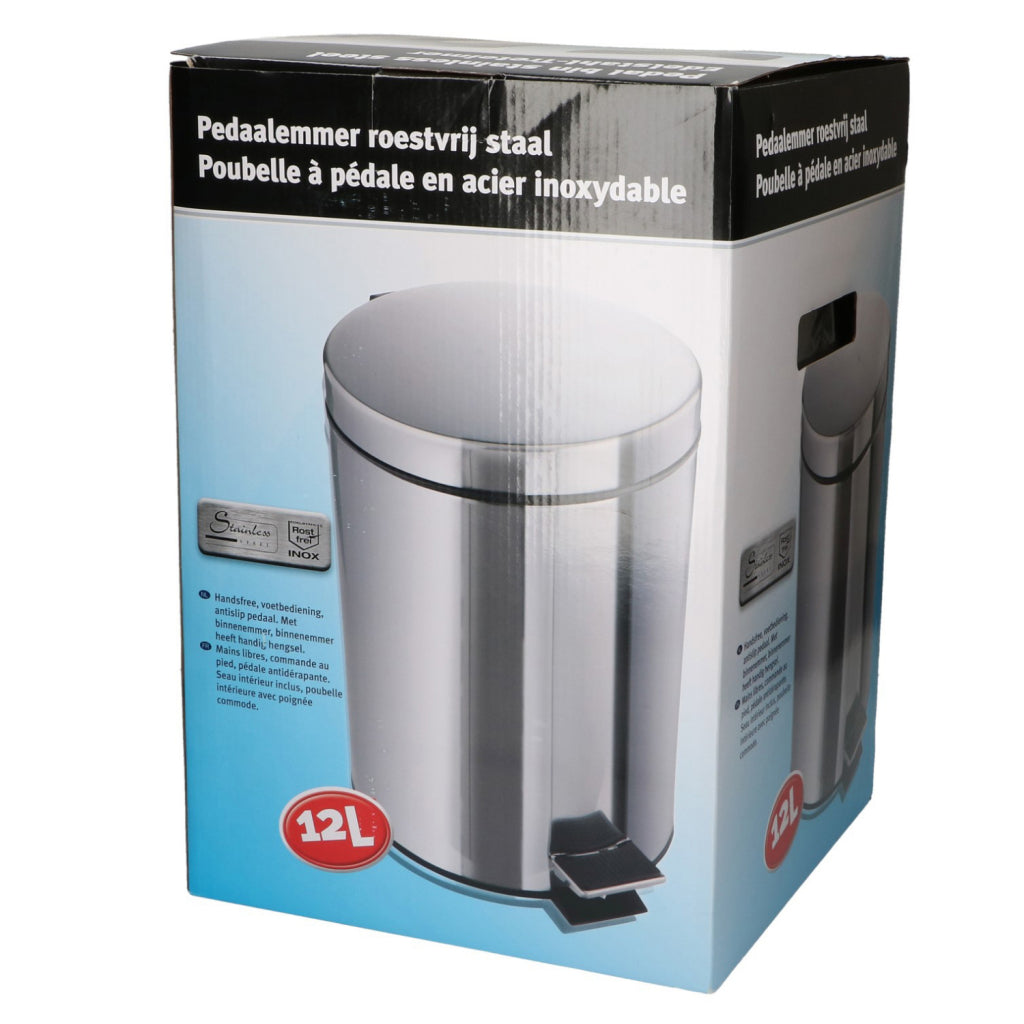 Basic Pedaalemmer 12L Rvs