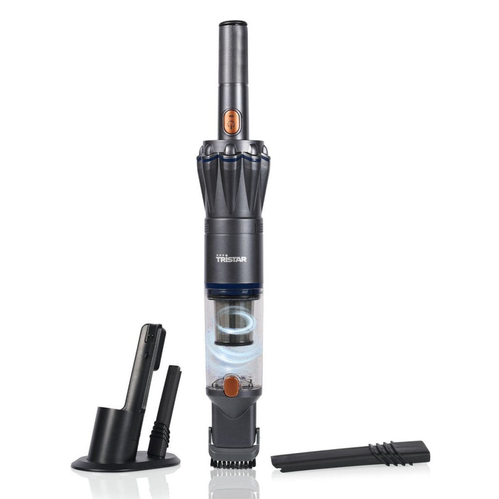 Tristar Kr-3160 Kruimelzuiger Met Docking Station Zwart