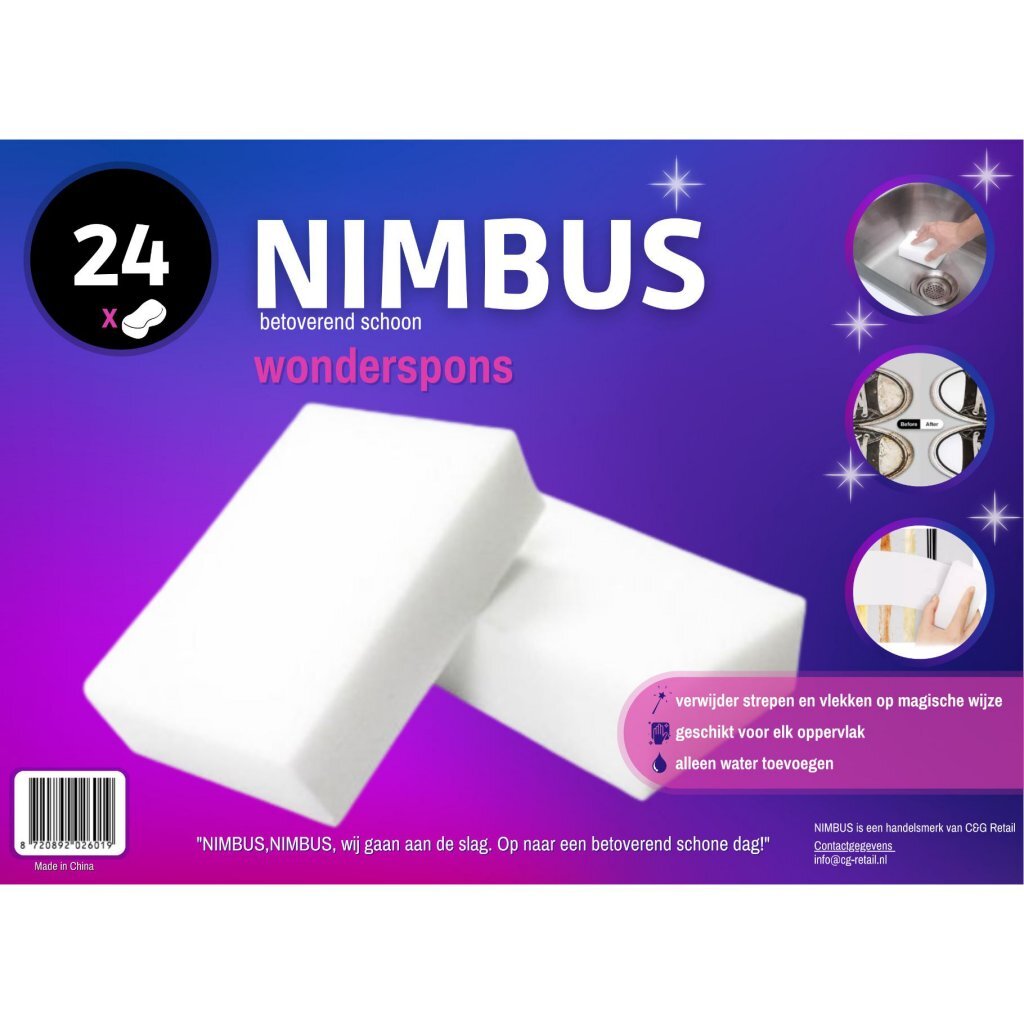 Overige Merken Nimbus Wonderspons 24 Stuks