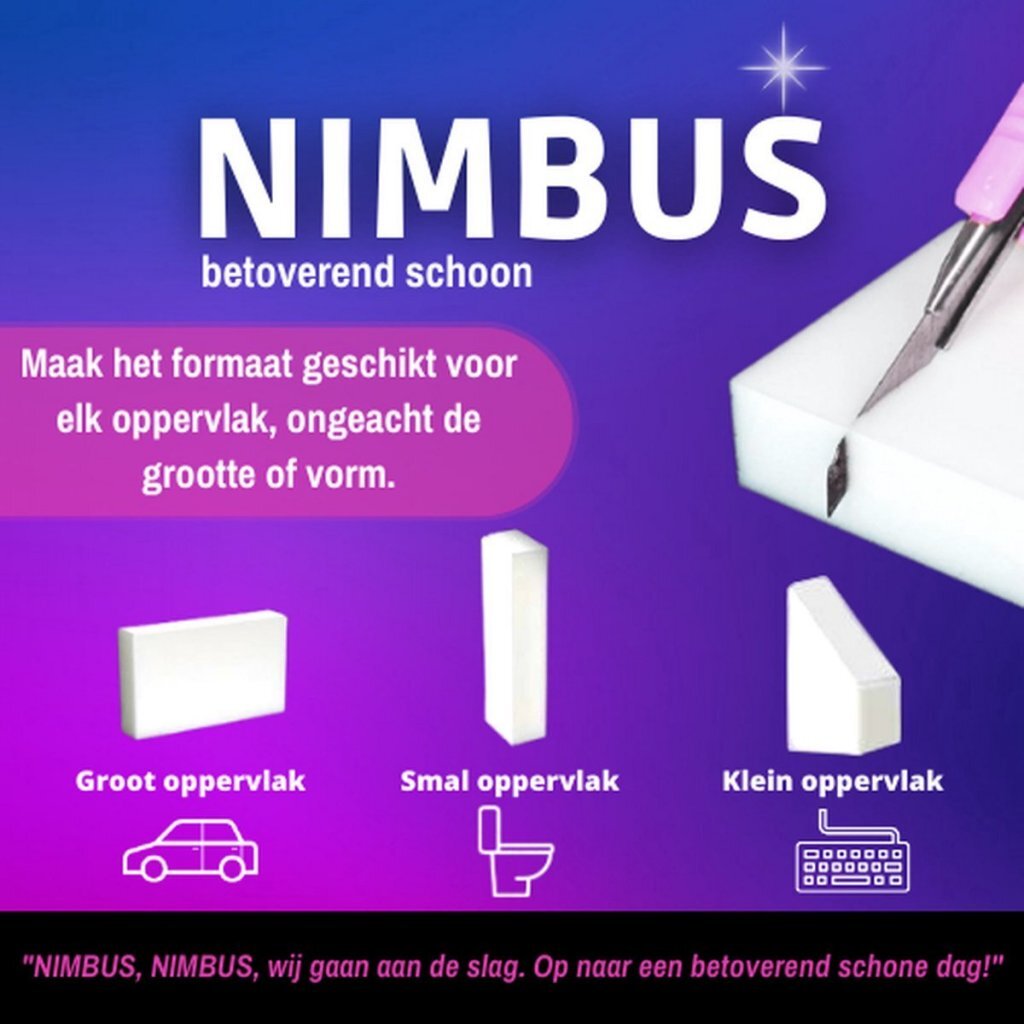 Overige Merken Nimbus Wonderspons 72 Stuks