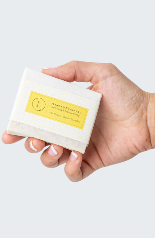 2x Natural Handmade Soap Bar, Orange Ylang Ylang Soap